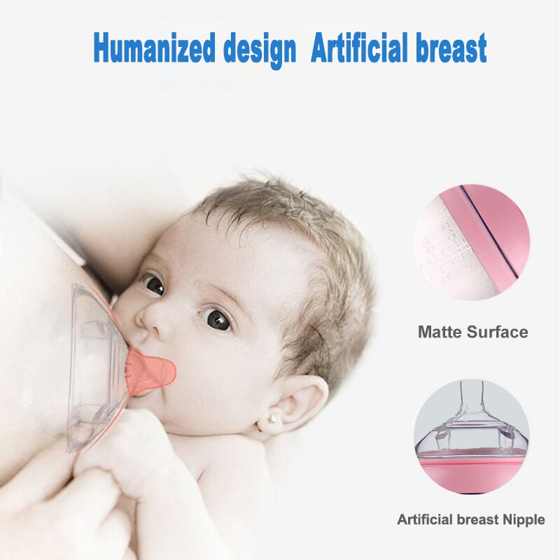 Silicone Baby Bottle Milk Feeder